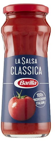 Barilla - Sugo Salsa Classica, con Pomodoro e Olio Extra Vergine di Oliva, Senza Glutine - 300 g