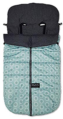 Pirulos Espirales Velour - Saco carro, color menta