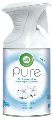 Airwick Pure Freshmatic Spray Home Air Wick Freshener 250ml (Cotton, 4 Sprays)