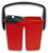 Tonkita Professional Duplex 14 L cubo doble cubeta 36 x 27 x 26 cm escurridor profesional