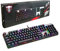 CSZH Gaming Wired tastiera meccanica 104 tasti RGB vero interruttore blu retroilluminato a LED Anti-Ghosting per gioco