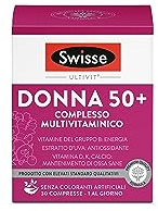 Swisse Multivitaminico Donna 50+, Integratore Alimentare Multi-nutriente per Integrare l'Alimentazione delle Donne over 50, 30 Compresse