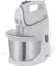 TM Electron TMPBA114 batidora amasadora para repostería de 450 w con bol 2.5l de acero inoxidable, ganchos para amasar, varillas y tapa antisalpicadura transparente