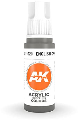 AK Interactive 3rd Gen Acrylic English Grey 17ml