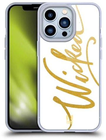 Head Case Designs Malvado Grandioso como Oro Caso Funda de Gel Suave Compatible con Apple iPhone 13 Pro