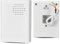 12V Kabelgebundene Elektronische Türklingel, Dingdong Klingelton 90db, Weiß Zutrittskontrolle, Keine Batterie Erforderlich, Hohe Lautstärke, Flammhemmend, Feuerfest, Hochtemperaturbeständig, für Home