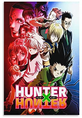 XXJDSK Foto Auf Leinwand Anime-Poster HxH-Poster, modernes Familien-Schlafzimmer-Dekor-Poster 60X90cm Kein Rahmen