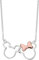 Disney Halskette Anhänger Damen Minnie Mickey Mouse Silber Rosé, Schmuck