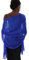 PIOYMEYA Chale Bleu Royal Etole Femme Mariage Echarpe Foulard pour Robe Soiree Grosse Echarpes et Foulards Pashmina