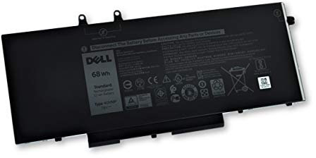 Dell Latitude 5400 5500 5510 Precision 3450 3541 4 Cell 68Wh Battery 68Whr Type 4GVMP Part Number C5GV2 9JRYT MCV1G X77XY