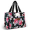 Kühltasche Lunchtasche Picknicktasche Damen Einkaufstasche,Arbeit Picknick Reise Strand, Anti Verlust Reißverschluss Praktische Isoliertasche, Pfingstrose 15L HSHRISH