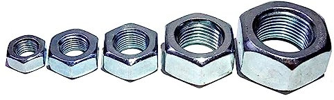 Sechskantmuttern Feingewinde DIN 934 Muttern von M6 bis M20 Stahl Verzinkt (5, M6x0,75)
