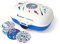 monbento X Catimini - Kinder Snackbox MB Gram Blue Terrazzo - Jungen und Mädchen - Ideal für Mittagessen oder Snacks in der Schule/Park - BPA Frei - Lebensmittelecht - Blau