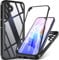 BESINPO Für Samsung Galaxy A15 Hülle, Samsung Galaxy A15 5G/4G Hülle Mit Eingebautem Displayschutz, 360° Rundumschutz Stoßfest Robust Case Handyhülle Schutzhülle für Samsung A15 (Schwarz)