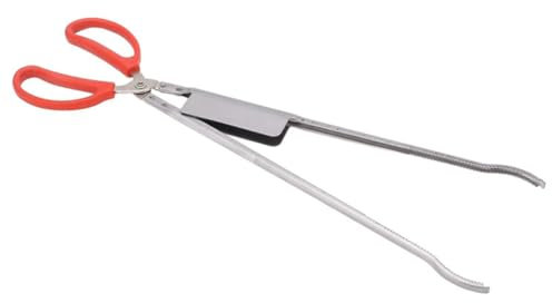 Ciieeo Elbow Lobster Clip Stainless Steel EEL Tong Crab Tong Scissor Design Clamp for Outdoor Sea Crab Fishing Multi-Function EEL Tool