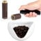 Airener Coffee Bean Dosing Cup and 8ml Spray Bottle Set Ceramic Dosing Vessel Tray Kit with 6 Needles Espresso Distribution Tools Single Dose Measuring Tray Kit for Coffee Lover Coffee Bar(White)
