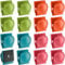 Poppstar 16x Magnetische Klammer (quadratische Memo Clips mit 0,5 kg Haftkraft, LxBxH 3,5 x 3,0 x 2,3 cm), bunt