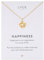LUUK LIFESTYLE Filigrane Halskette mit Knoten Anhänger, Geschenk für Freundin, Schmuck für Frauen, wasserfeste Kette aus Edelstahl, gold