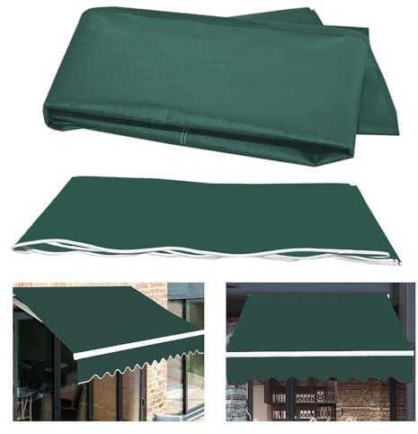 Markisen Ersatzbespannung,Zeltstoffe Sonnenschutz Ersatzstoffe,Ersatz Markisenstoff,Sonnenschutz Stoff Außen Markisenstoff ,Ersatz-Markisenstoff Markisetuch,280g 100% Polyester Wasserdicht Leinwand (