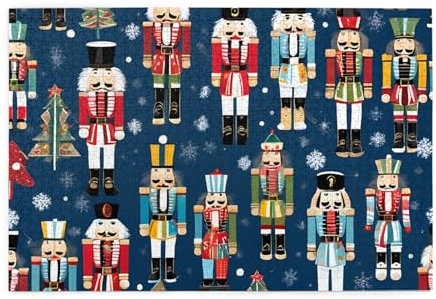 1000 Piece Jigsaw Puzzle Framable Impossible Wooden Puzzles for Adults Family, Challenging and Fun Games Home Decor Gifts -Women's Nutcracker Ballet Xmas Dance