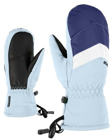 Ziener Kinder LETTERO Ski-Fäustling/Wintersport | wasserdicht, atmungsaktiv, Arctic Sky, 5,5