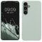 kwmobile Custodia Compatibile con Samsung Galaxy S24 FE Cover - Back Case per Smartphone in Silicone TPU - Protezione Gommata - menta freddo