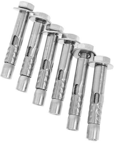 ULTECHNOVO 6stücke Dehnschraubenanker Außenmutteranker Schwerlastanker Für Innen Und Außenbereich Robust Installieren Und Handhaben