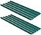 Outsunny Corrugated Roofing Sheets, Pack of 24, Galvanised Metal Roofing Sheets for Greenhouse, Garage, Storage Shed, Carport, 129 x 45cm, Green