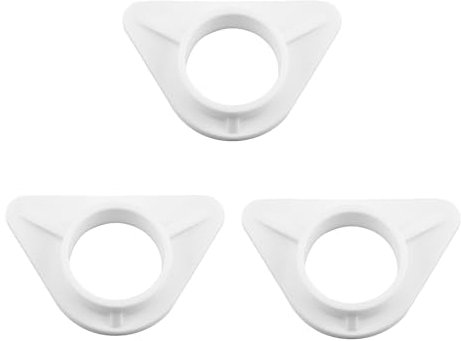 3Pcs Kitchen Sink Tap Reinforcement Brace Faucet Stabiliser Plate Plastic Sink Reinforcement for 36mm Inner Diameter to Enhance Stability and Reduce Wobbling Accessories for Sink Faucets