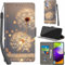 PHINIENLAND Handyhülle für Samsung Galaxy A52 4G / A52 5G / A52s 5G Hüllen Premium Leder Case Klappbar Wallet Magnet Kartenfach Standfunktion Schutzhülle kompatibel mit Samsung A52 Cover,Löwenzahn