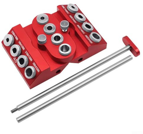 Taladro guía Jigs ángulo de 30-45-90 grados para proyectos de carpintería DIY aleación de aluminio