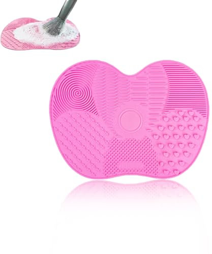 Nettoyage Pinceaux Maquillage,Tapis De Nettoyage En Silicone,Nettoyage Profond Et Soin DéLicat Des Pinceaux,Forte Adsorption Et Protection Des Poils,Pour Un Soin Optimal