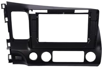 Marco Radio Coche Compatible con Honda Civic 2004-2011, navegación GPS para Coche, Radio estéreo, Marco de Panel, 2DIN, 10 Pulgadas(Only Frame)