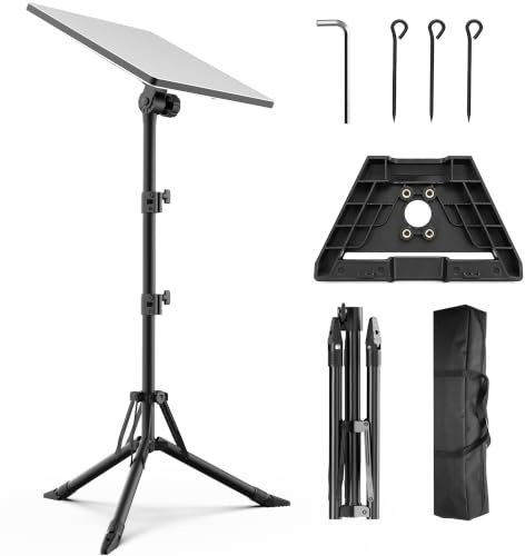 ORWOD Starlink Mini Tripod Stand, Adjustable 45-49 with 180° Mount Angle | Heavy-Duty Wind-Resistant Tripod Mount with Ground Nail and Adapter, Foldable Portable Design for RV Travel and Camping Use