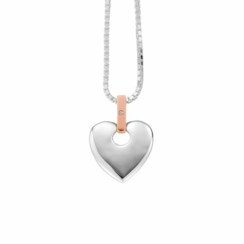 Clogau Gold Ladies' Diamond Cariad Pendant Necklace