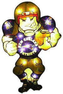 New England Patriots Doppelseitiger Auto-Fenster-Spieler, beleuchtet