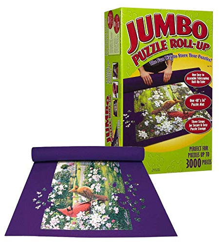 Giant Jumbo Jigsaw Roll Up Puzzle Store Storage Mat Tube up to 3000 Pieces Large