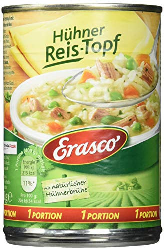Erasco Hühner Reis-Topf, 3er Pack (3 x 400 g)