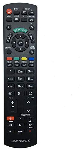 N2QAYB000752 Ersatzfernbedienung für Panasonic LED, LCD oder Plasma-TV, Typ Nr. Rm-d1170