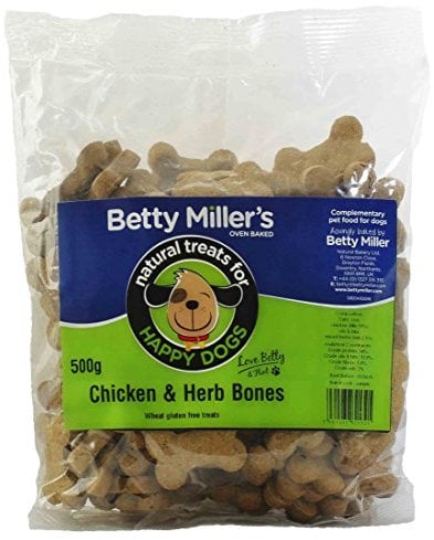 Betty Miller Gluten Free Chicken and Herb Bones, 500 g (pack of 6)