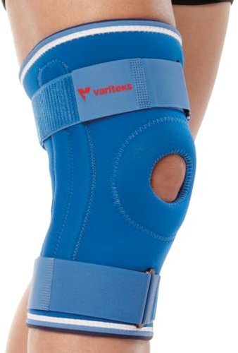 Variteks Kniebandage, verstärkt, Blau (XXL)