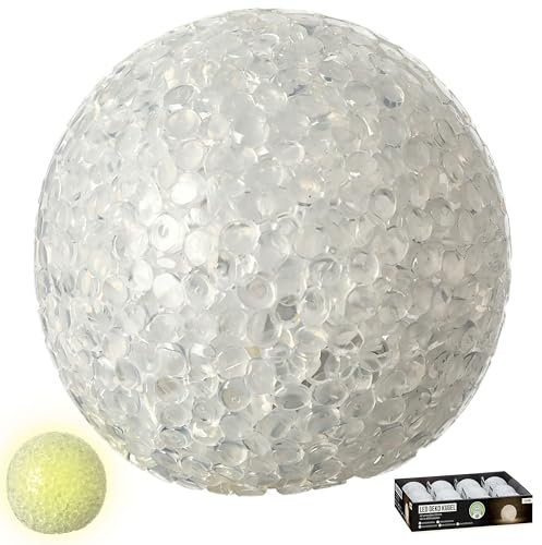 12 x LED Deko Kugel Soft 6cm Lampe Stimmungslicht Gartendeko Licht Leuchte (12 x LED Kugel)