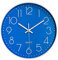 Taodyans Modern Wanduhr 30cm Ohne Tickgeräusche Küche Wand Uhr Quarz Uhr für Büro Klassenzimmer Wohnzimmer Schlafzimmer (Blau)