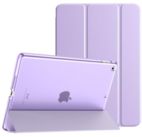 TiMOVO for iPad 10.2 Case iPad 9th Generation 2021/ iPad 8th Generation 2020/ iPad 7th Generation 2019 Case,Slim Translucent Hard PC Protective Smart Cover with Stand for iPad 10.2 Inch - Taro Purple