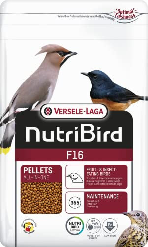Versele Laga – Nutribird F16 Granulat für Fruchtfresser und Insektenfresser – 800 g