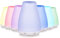 Aroma Diffuser kompakt weiß - Aromadiffuser für ätherische Öle mit LED Licht 3-in-1: Ultraschall Diffusor, Luftbefeuchter und Nachtlicht - 150 ml - aus der Apotheke