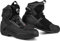 SHIMA EDGE Vented, Scarpe da Motociclista per Uomo - Traspirante, Scarpe da Equitazione Stradale Rinforzate con Sistema di Chiusura ATOP (Nero, 45)