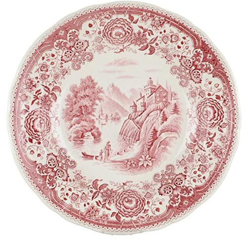 Villeroy & Boch Suppenteller altes Modell Burgenland rot
