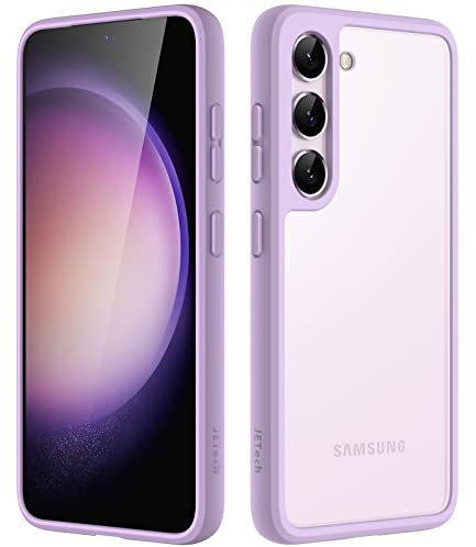 JETech Cover Opaca per Samsung Galaxy S23+ / S23 Plus 5G 6,6 Pollici, Custodia Posteriore Glassata Traslucida Sottile, Anti-Impronte (Lilla)