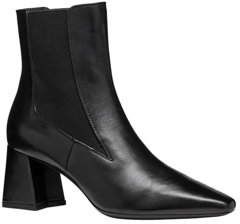 Geox Women's D Giselda C Ankle Boot, Nero, 38.5 EU